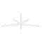 Ekena Millwork Alberta Architectural Grade PVC Gable Bracket, 84"W x 28"H x 2"D x 4"F, 8/12 Pitch GBP084X28X0204ALB00 - alternate 2